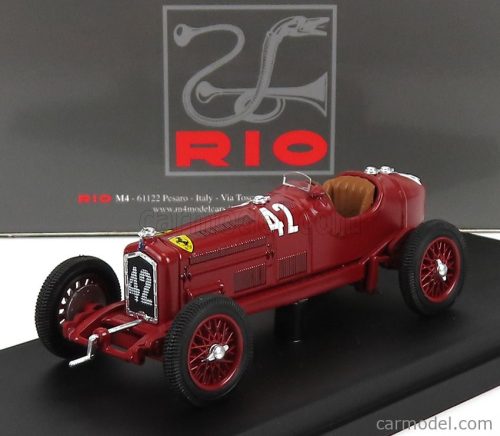 ALFA ROMEO  P3 TIPO B N 42 WINNER CIRCUITO DEL MONTENERO - COPPA CIANO 1934 ACHILLE VARZI