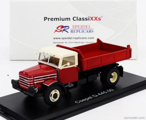 CSEPEL  D445 TRUCK CASSONE RIBALTABILE 2-ASSI 1963  RED CREAM