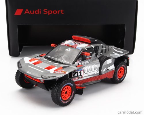 AUDI  Q E-TRON RS TEAM AUDI SPORT N 221 RALLY DAKAR 2023 M EKSTROM - E BERGKVIST  GREY SILVER BLACK