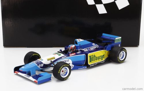 BENETTON  F1 B195 TEAM MILD SEVEN RENAULT N 1 WORLD CHAMPION WINNER JAPAN GP WITH RAIN TYRES MICHAEL SCHUMACHER 1995  BLUE YELLOW