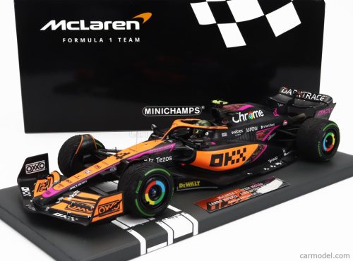 McLAREN  F1  MCL36 TEAM MCLAREN N 4 SINGAPORE GP 2022 LANDO NORRIS  ORANGE LIGHT BLUE