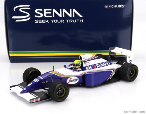 WILLIAMS  F1  FW16 TEAM ROTHMANS RENAULT N 2 SAN MARINO GP DIRTY VERSION 1994 AYRTON SENNA  BLUE WHITE