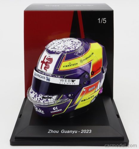 BELL SISAK  F1  CASCO SISAK ALFA ROMEO C43 TEAM STAKE N 24 SEASON 2023 GUANYU ZHOU