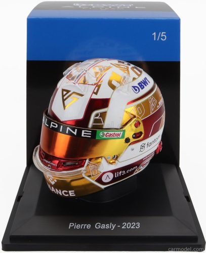 BELL HELMET F1 CASCO HELMET RENAULT A523 TEAM BWT ALPINE N 10 SEASON 2023 PIERRE GASLY