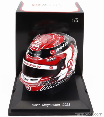 BELL HELMET F1 CASCO HELMET HAAS FW23 TEAM MONEYGRAM HAAS N 20 SEASON 2023 KEVIN MAGNUSSEN