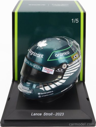 BELL HELMET F1 CASCO HELMET ASTON MARTIN AMR23 TEAM ARAMCO COGNIZANT N 18 SEASON 2023 LANCE STROLL