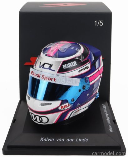 BELL HELMET CASCO HELMET AUDI R8 LMS GT3 TEAM PHOENIX N 5 WINNER 24h NURBURGRING 2022 KELVIN VAN DER LINDE