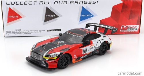 MERCEDES BENZ  GT3 AMG N 88 RACING 2022  RED BLACK SILVER - TÁVIRÁNYÍTÓS AUTÓ