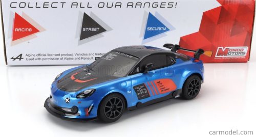 RENAULT  ALPINE A110 N 36 GT4 RACING 2021  BLUE BLACK - TÁVIRÁNYÍTÓS AUTÓ