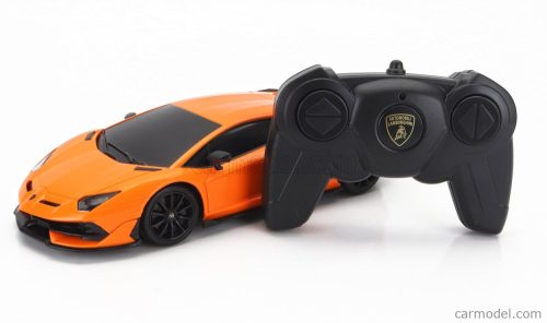 LAMBORGHINI  AVENTADOR SVJ 2018  ORANGE - távirányítós autó