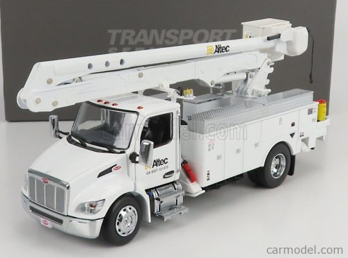 PETERBILT  536 TRUCK ALTEC AA55 GRU CRANE ELEVATOR CON PIATTAFORMA CESTELLO 2010  WHITE