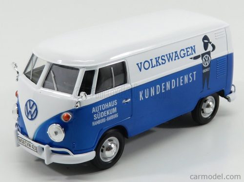 VOLKSWAGEN  T1 TYPE 2 VAN KUNDENDIENST VOLKSWAGEN 1962  BLUE WHITE