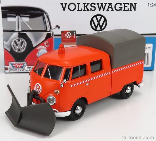 VOLKSWAGEN  T1 PICK-UP DOUBLE CABINE SPAZZANEVE - SNOWPLOW 1962