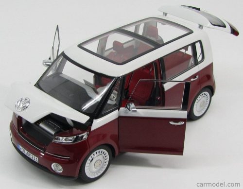 VOLKSWAGEN  BULLI MINIBUS CONCEPT MOTORSHOW GENEVE 2011  RED MET WHITE