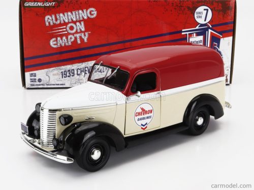 CHEVROLET  PANEL TRUCK VAN CHEVRON 1939  BEIGE WHITE RED