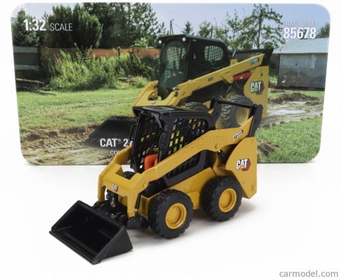 CATERPILLAR  CAT272D3 RUSPA GOMMATA - SKID STEER LOADER  YELLOW BLACK