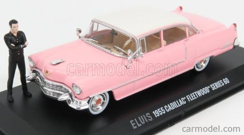 CADILLAC  FLEETWOOD SERIES 60 WITH FIGURE 1955 - PERSONAL CAR ELVIS PRESLEY  PINK WHITE