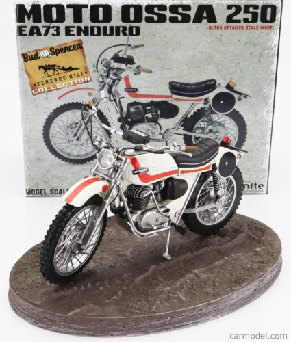 OSSA  250 AE73 ENDURO 1973 - FROM MOVIE - ALTRIMENTI CI ARRABBIAMO - TV SERIES - MOTORCYCLE  WHITE