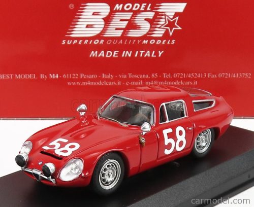 ALFA ROMEO  TZ1 N 58 TARGA FLORIO 1964 BUSSINELLO - TODARO  RED