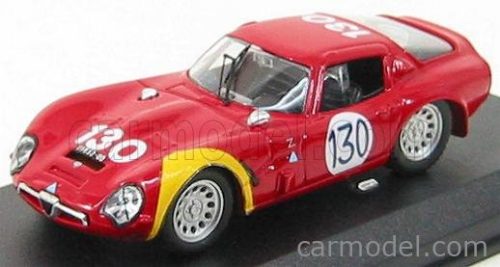 ALFA ROMEO  TZ2 N 130 TARGA FLORIO 1966 BIANCHI - BUSSINELLO