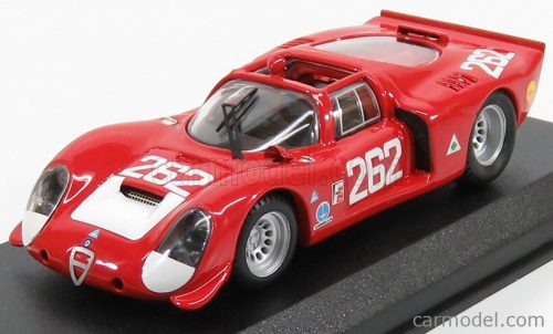 ALFA ROMEO  33.2 N 262 TARGA FLORIO 1969 VACCARELLA - DE ADAMICH  RED