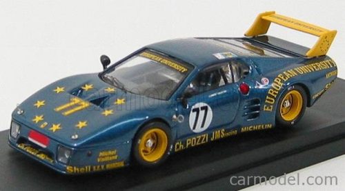 FERRARI  512BB LM TEAM CHARLES POZZI JMS RACING N 77 24h LE MANS 1980 J.C.ANDRUET - C.BALLOT LENA