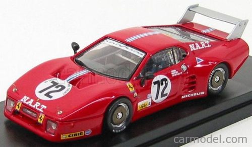 FERRARI  512BB LM TEAM N.A.R.T. N 72 24h LE MANS 1982 A.CUDINI - J.MORTON - J.PAUL