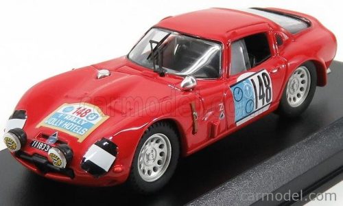 ALFA ROMEO TZ2 N 148 RALLY PERGUSA JOLLY HOTEL 1965 DE ADAMICH - LINI