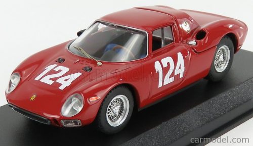 FERRARI  250LM COUPE N 124 WINNER MUGELLO GP 1965 M.CASONI - G.NICODEMI