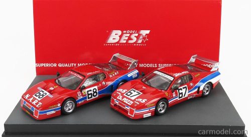 FERRARI  SET 2X 512BB LM TEAM JMS POZZI RACING N 67 24h DAYTONA 1979 C.B.LENA - M.LECLERE - J.C.ANDRUET + 512BB LM TEAM N.A.R.T. N 68 24h DAYTONA 1979 B.TULLIS - J.P.DELAUNAY - P.BEDARD