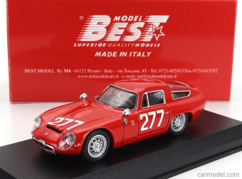 ALFA ROMEO  GIULIA TZ COUPE N 277 COPPA F.I.S.A. MONZA 1963 ROBERTO BUSSINELLO  RED