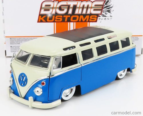 VOLKSWAGEN  T1 MINIBUS CUSTOM 1962  BLUE WHITE