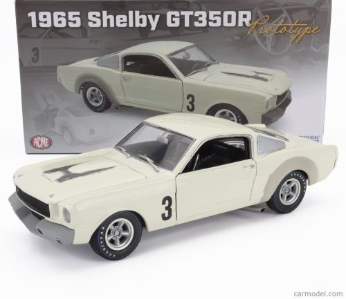 FORD USA  MUSTANG SHELBY GT350 COUPE N 3 PROTOTYPE 1965  WHITE GREY