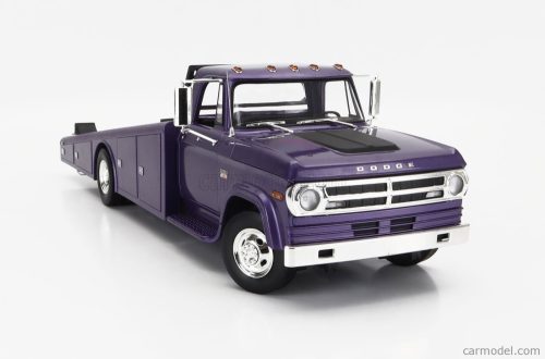 DODGE  D-300 TRUCK RAMP CAR TRANSPORTER 1970  PURPLE