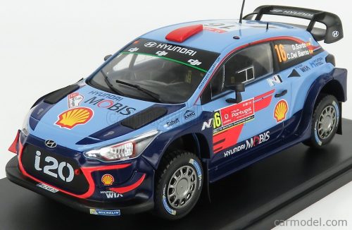 HYUNDAI  i20 WRC N 16 RALLY PORTUGAL 2018 DANI SORDO - CARLOS DEL BARIO  2 TONE BLUE RED