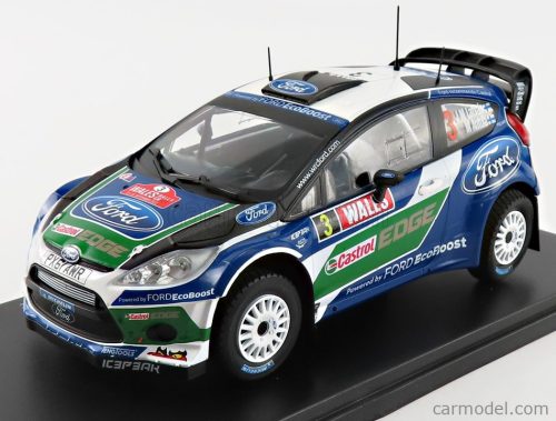 FORD ENGLAND  FIESTA R5 N 3 RALLY WALES GB 2012 J.M LATVALA - M.ANTTILA  BLUE WHITE GREEN