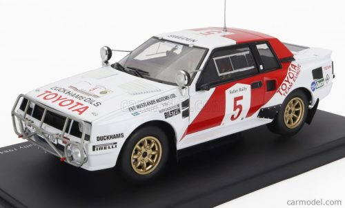 TOYOTA  CELICA TWIN CAM TURBO N 5 WINNER RALLY SAFARI 1984 B.WALDEGAARD - H.THORSZELIUS  WHITE RED