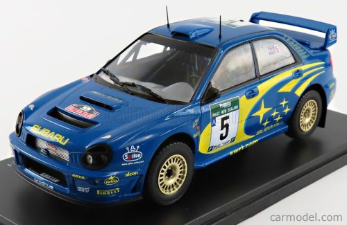 SUBARU  IMPREZA S7 WRC N 5 RALLY NEW ZEALAND 2001 RICHARD BURNS - ROBERT REID  BLUE MET