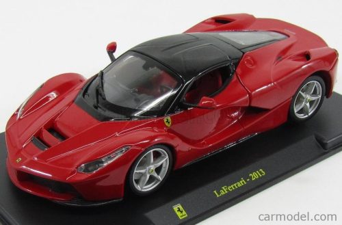 FERRARI  LAFERRARI 2013 - CON VETRINA - WITH SHOWCASE  RED BLACK