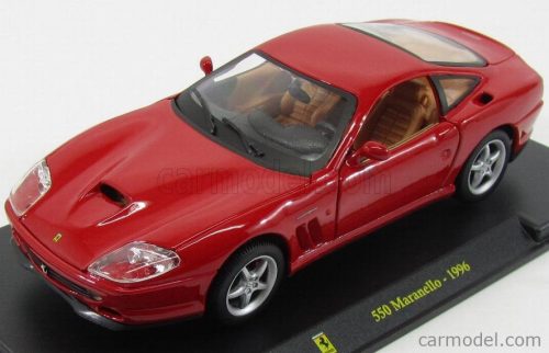 FERRARI  550 MARANELLO 1996 - CON VETRINA - WITH SHOWCASE  RED