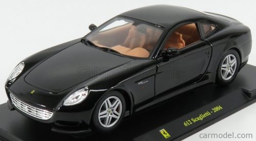 FERRARI  612 SCAGLIETTI 2004 - CON VETRINA - WITH SHOWCASE  BLACK