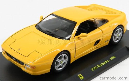 FERRARI  F355 BERLINETTA 1994 - CON VETRINA - WITH SHOWCASE  YELLOW