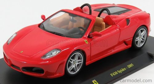 FERRARI  F430 SPIDER 2005 - CON VETRINA - WITH SHOWCASE  RED