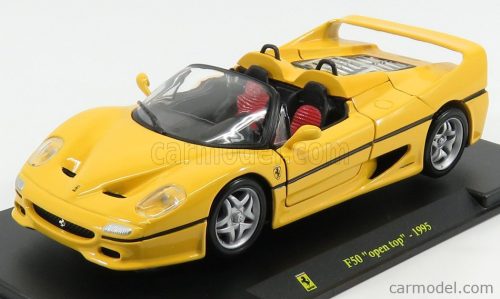 FERRARI  F50 1995 - CON VETRINA - WITH SHOWCASE  YELLOW