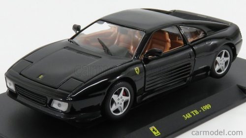 FERRARI  348TB 1989 - CON VETRINA - WITH SHOWCASE  BLACK