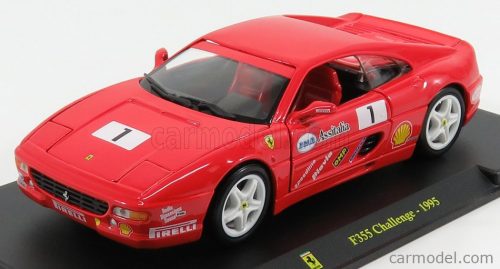 FERRARI  F355 CHALLENGE N 1 1995 - CON VETRINA - WITH SHOWCASE  RED