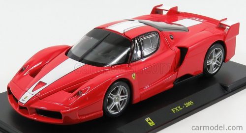 FERRARI  FXX 2005 - CON VETRINA - WITH SHOWCASE  RED WHITE