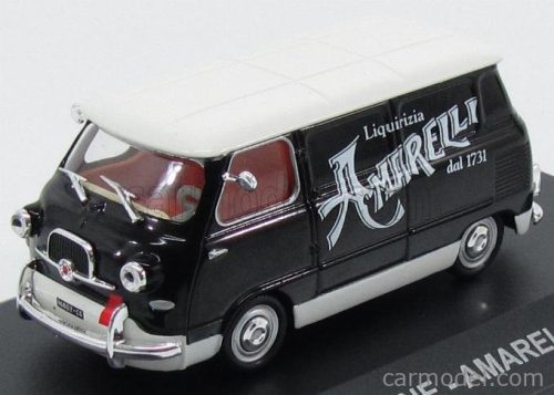 FIAT  600 FURGONE VAN 1958 - LIQUIRIZIA AMARELLI  BLACK WHITE