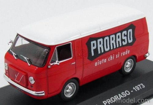 FIAT  238 VAN 1973 - PRORASO AIUTA CHI SI RADE  RED WHITE