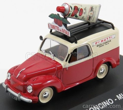 FIAT  500C FURGONCINO VAN MUTTI 1954  RED CREAM